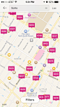 Airbnb iPhone maps screenshot