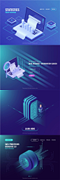 大数据云计算2.5D网页插图