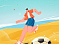 Beach Soccer 
by Houng