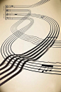 夏季音乐节海报设计_新图网 https://ixintu.com 音乐节 夏季 音符 线谱 钢琴 音乐 复古 优美 波浪 线条