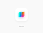 Gradient Mobile App icon tehran iran colour colourful side ios icon mobile app gradient logo