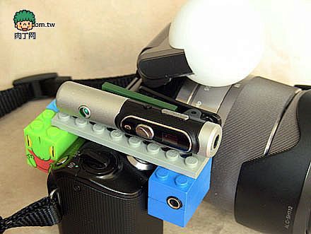 用乐高玩具DIY相机红外线遥控器