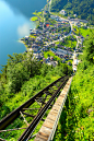 darylfranz:

【画像あり】湖畔の美しい町、オーストリア「ハルシュタット」