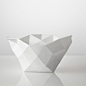 Muuto-Crushed, grande coupe porcelaine