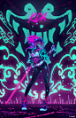 K/DA Akali : Resolution: 2384 × 3700<br/>  File Size: 3 MB<br/>  Artist: Canar