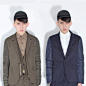 Y-VISON 原创 品牌 男装 新品 羽绒袖 西装 12WX017【两色入】