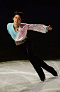 Yuzuru Hanyu of Japan performs his routine in the Gala exhibition during All Japan Figure Skating Championships at Saitama Super Arena on December 24...