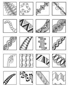 ZENTANGLE PATTERNS l...