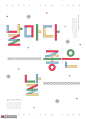 彩色创意简约字体喜迎新年中国风海报 海报招贴 中国风海报