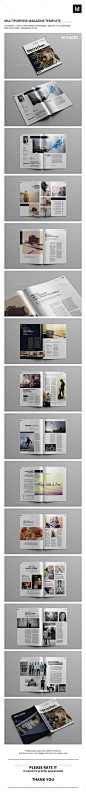 Multipurpose Magazine Template - Magazines Print Templates