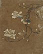 Bird and flowers, 1368-1644. Ming dynasty - Ink and color on silk