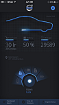 UI car app. : Ui design and concept for Telematics app.