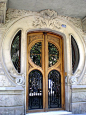 Art Nouveau Door - Barcelona, Spain