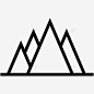 山自然雪山图标 免费下载 页面网页 平面电商 创意素材
