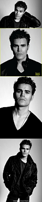 吸血鬼日记VampireDiaries#吸血鬼日记#Paul Wesley《GLOW》杂志12月刊高清黑白硬朗风帅图。