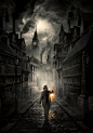 The London Dungeon : The London Dungeon™ Victorian street concept visual