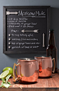 Moscow Mule mugs for a traditional treat: 