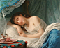 【油画】法国Fritz Zuber-Buhler《田园里的孩子》