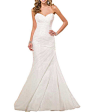 Ice Beauty Organza Mermaid Long Bridal Gowns Wedding Dresses at Amazon Women’s Clothing store: