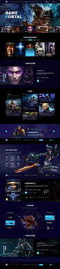 Game portal - conception : Creating a game portal Tags – design, web design, designer, app, apps, graphic, graphic design, color, logo, packaging design, graphics, behance, dribble, photography, art, aplication, digital, club, fun,trend, adobe, adobe Phot