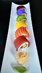 Rainbow Sushi Yummm.