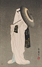                                                                                                        鹭娘在日本很有名，歌舞伎都有同名剧目。剧中故事很简单：一只鹭鸟的精灵化為曼妙女子，在人世间追求爱情，却因爱情的转逝幻灭而陷入地狱般的痛苦，终以鹭精的原形在纷雪中乱舞而亡。
浮世绘作品中也常常见到以此为主题的作品，而画家谷口香嶠创作的这幅《白鷺の舞》中的鹭娘则尤其帅，高冷中带着一股 ​​​​...展开全
