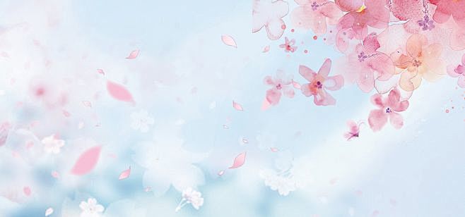 日本樱花节,手绘,唯美,插画,活动主题,...