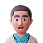 Doctor 3D Illustration