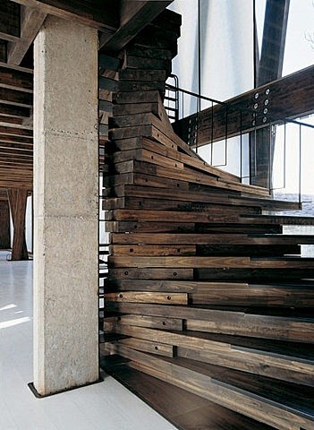 Rustic Stairs | Wood...