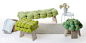 海绵床垫改造成创意沙发Zieharsofika