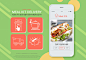 韩式三明治食品外卖海报PSD模板Sandwich takeout posters PSD template#ti375a6021 :  