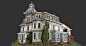 Old Abandoned Victorian House, Andrii Yermolenko : 3d Model Old Abandoned Victorian House