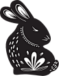 Bunny Rabbit Oriental Pattern Back
商用自行购买，来源：https://www.canva.cn/icons/search/
