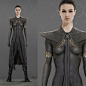 Fantasy Costume Designs, Xander Smith : Personal piece exploring some fantasy costuming. I wanted to create a workflow that makes designing iterations fast, high quality, and versatile, while also creating elements that are ready to be 3D printed, so that