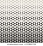 Abstract geometric pattern design. Vector illustration for hipster fashion. White black colors. Triangle shape print. Halftone graphic background. Retro monochrome pattern. Fade contrast lattice.