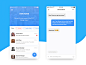 Message Team App UI | Free .Sketch #UI#