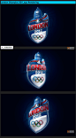 London Olympics 3D Logo Rendering