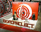 Exhibition stand EXPOPROJECT by Nick Sochilin, via Behance