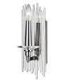 Trevor Modern Art Deco Silver 1 Light Sconce contemporary-wall-sconces