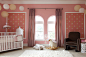 Chic Nursery - traditional - Nursery - Los Angeles - A.S.D. Interiors - Shirry Dolgin, Owner