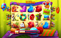 Kitten Mittens Slots Game Progress by Przemyslaw Piekarski, via Behance