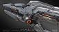 Halo 5 Suppressor, Andrew Bradbury : The Forerunner Suppressor, originally created for Halo 4, then updated for Halo 5 with higher fidelity textures.