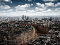 Dry London : We wanted to imagine what it would look like if the London Thames suddenly dried up. A scary thought...