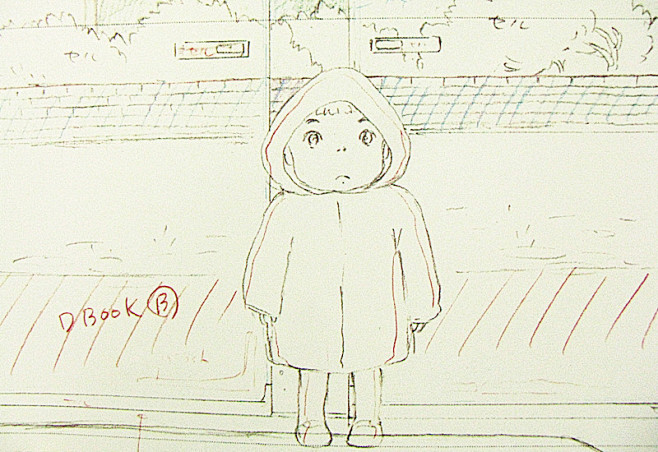 宫崎骏手稿原画（从书上拍下来）