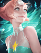 steven universe Pearl by sakimichan