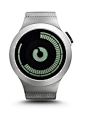Ziiiro Saturn全新概念手表/腕表/石英表 梦幻漩涡 超酷夜光 银色 原创 设计 新款 2013 正品 代购  德国