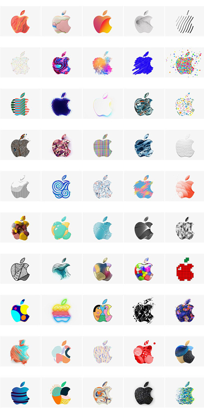 苹果设计了371个不重样的LOGO，而且...