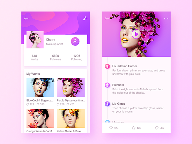 Beauty App #UI# #主页面...