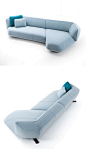 A new sofa system, Floe Insel, part of the Cassina collection by Patricia Urquiola