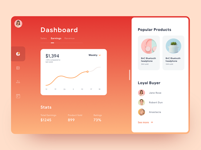 Commerce Dashboard U...